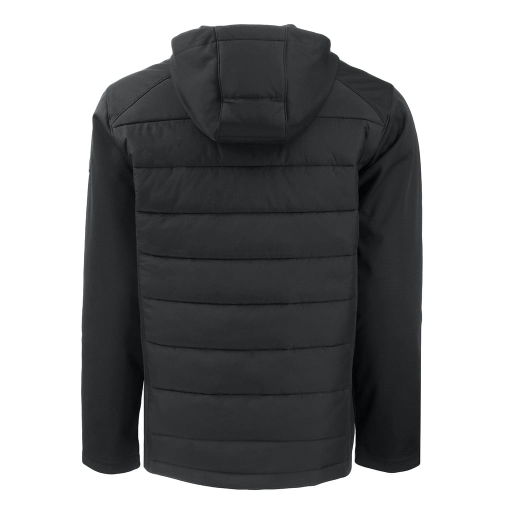 Boston Red Sox Cutter & Buck Evoke Hybrid Eco Softshell Recycled Full-Zip Jacket - Black