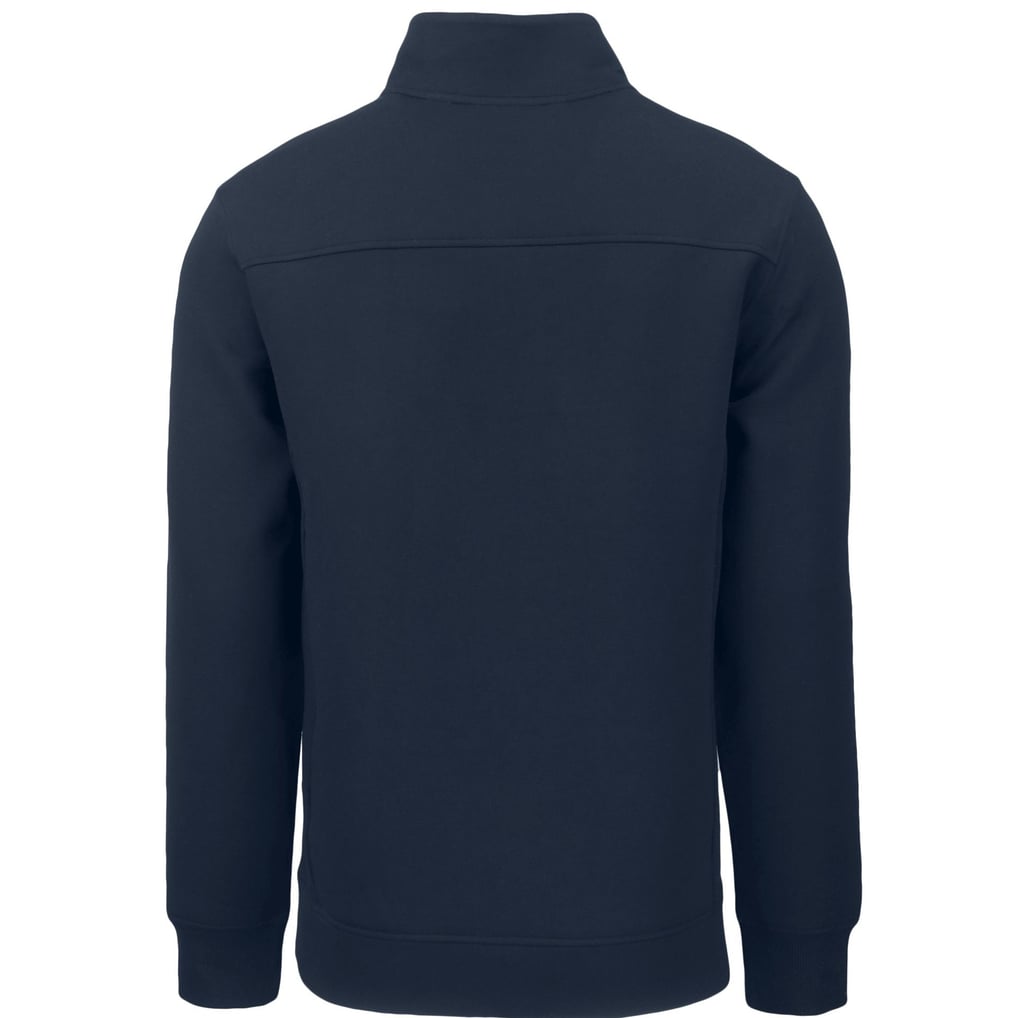  Boston Red Sox Cutter & Buck Roam Eco Recycled Quarter-Zip Pullover - Navy