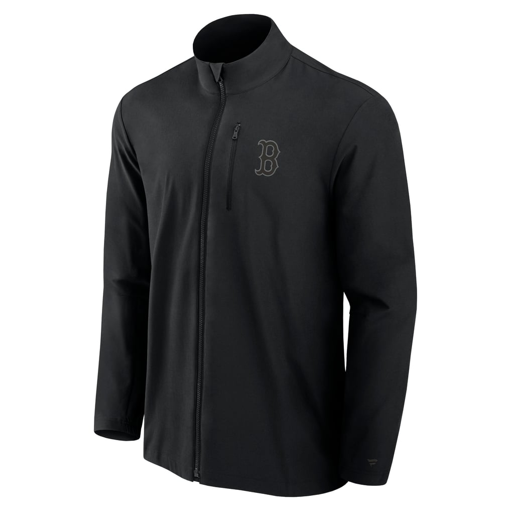 Boston Red Sox Fanatics Front Office Micro Tonal Full-Zip Jacket - Black