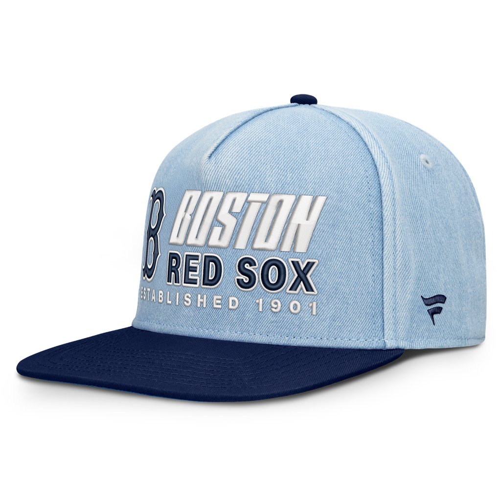  Boston Red Sox Fanatics Twinbill Snapback Hat - Denim