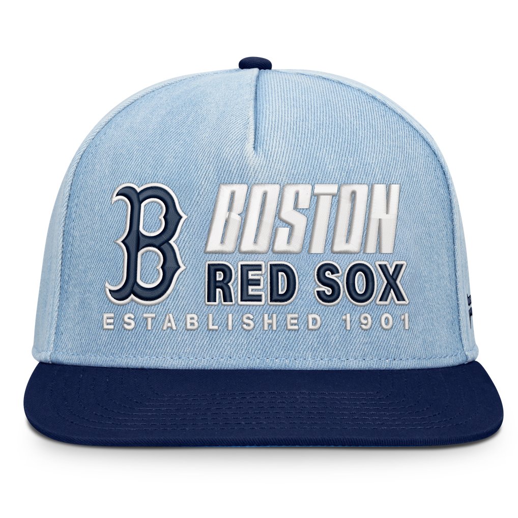  Boston Red Sox Fanatics Twinbill Snapback Hat - Denim