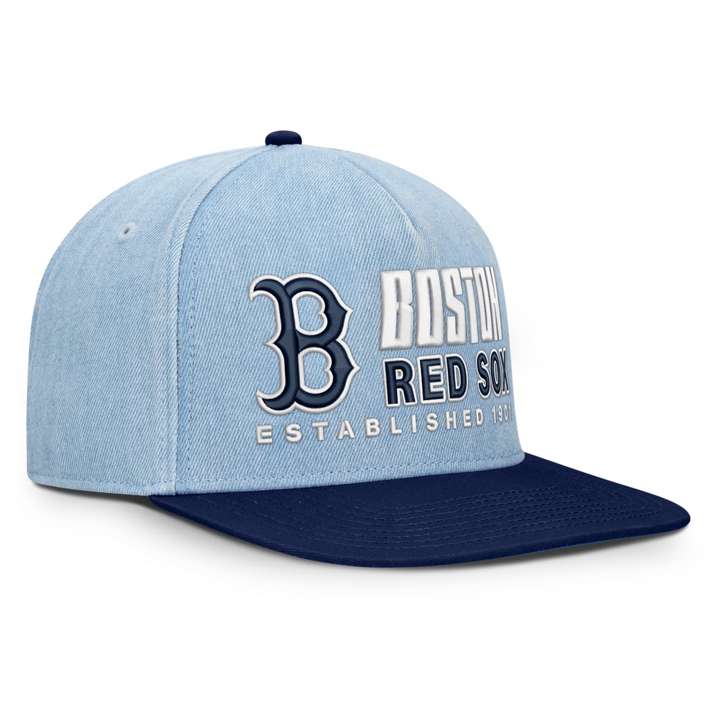  Boston Red Sox Fanatics Twinbill Snapback Hat - Denim