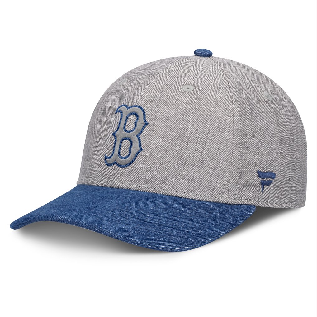 Boston Red Sox Fanatics Level Up Conduct Adjustable Hat - Gray/Denim