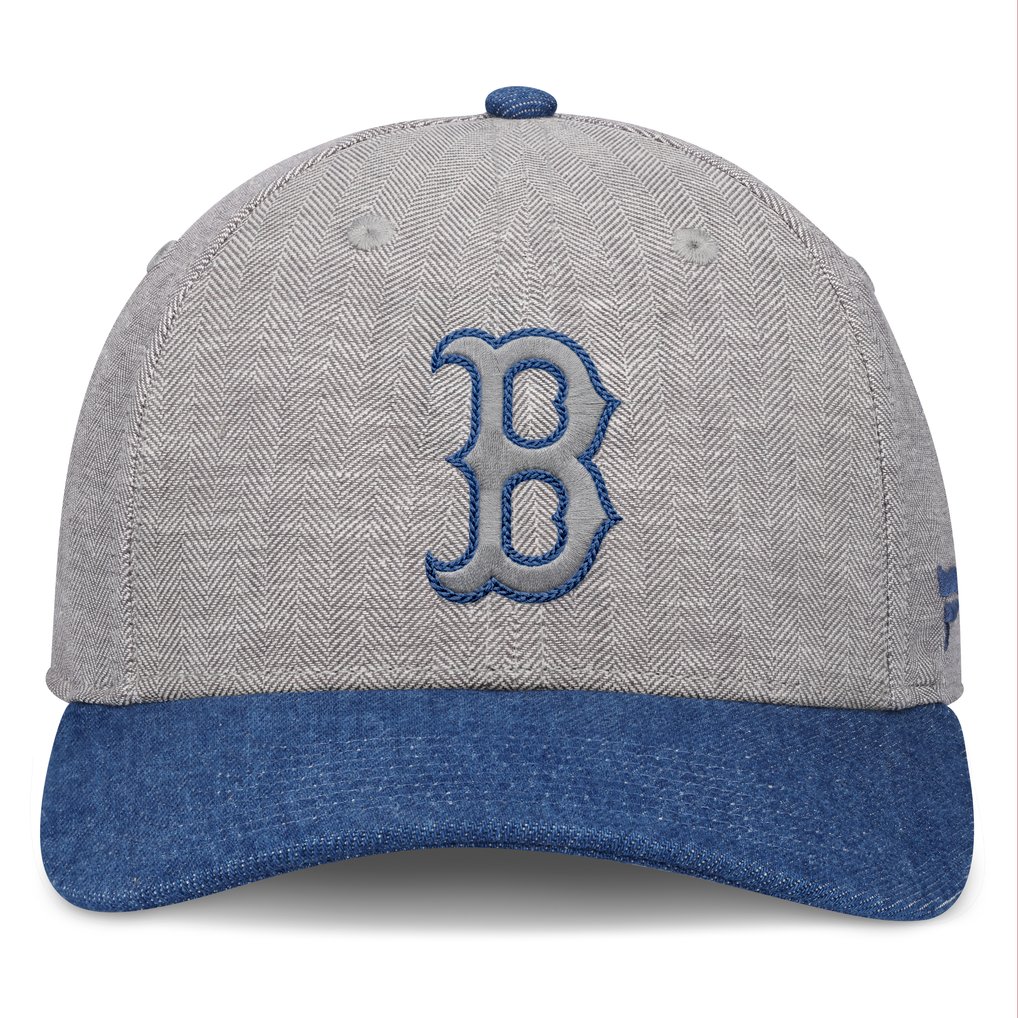 Boston Red Sox Fanatics Level Up Conduct Adjustable Hat - Gray/Denim