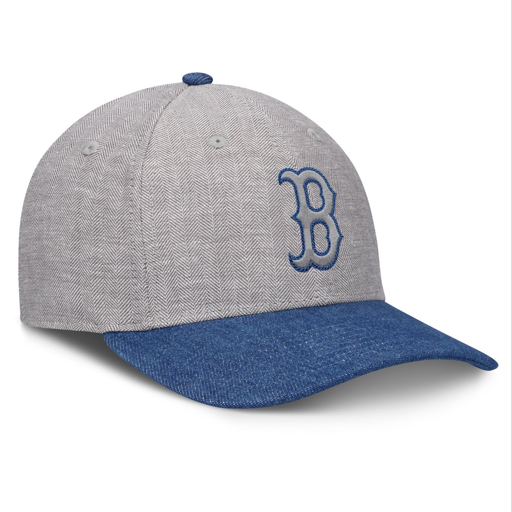 Boston Red Sox Fanatics Level Up Conduct Adjustable Hat - Gray/Denim