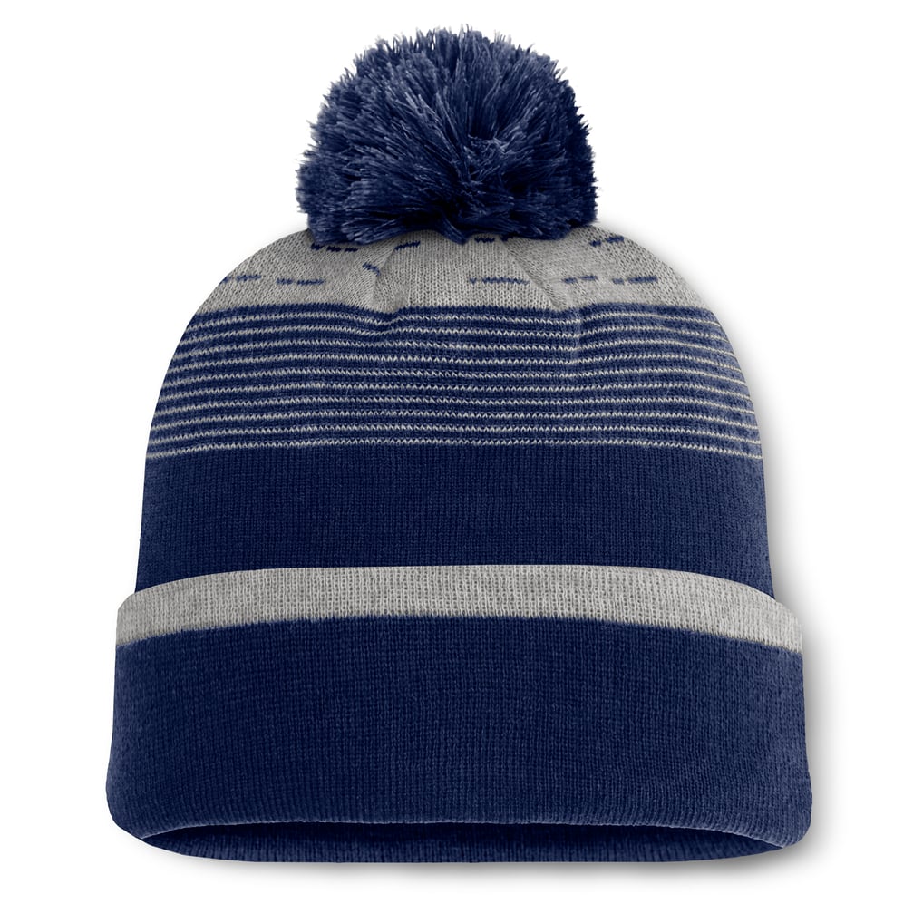  Boston Red Sox Fanatics Fundamental Gradient Cuffed Knit Hat with Pom - Navy