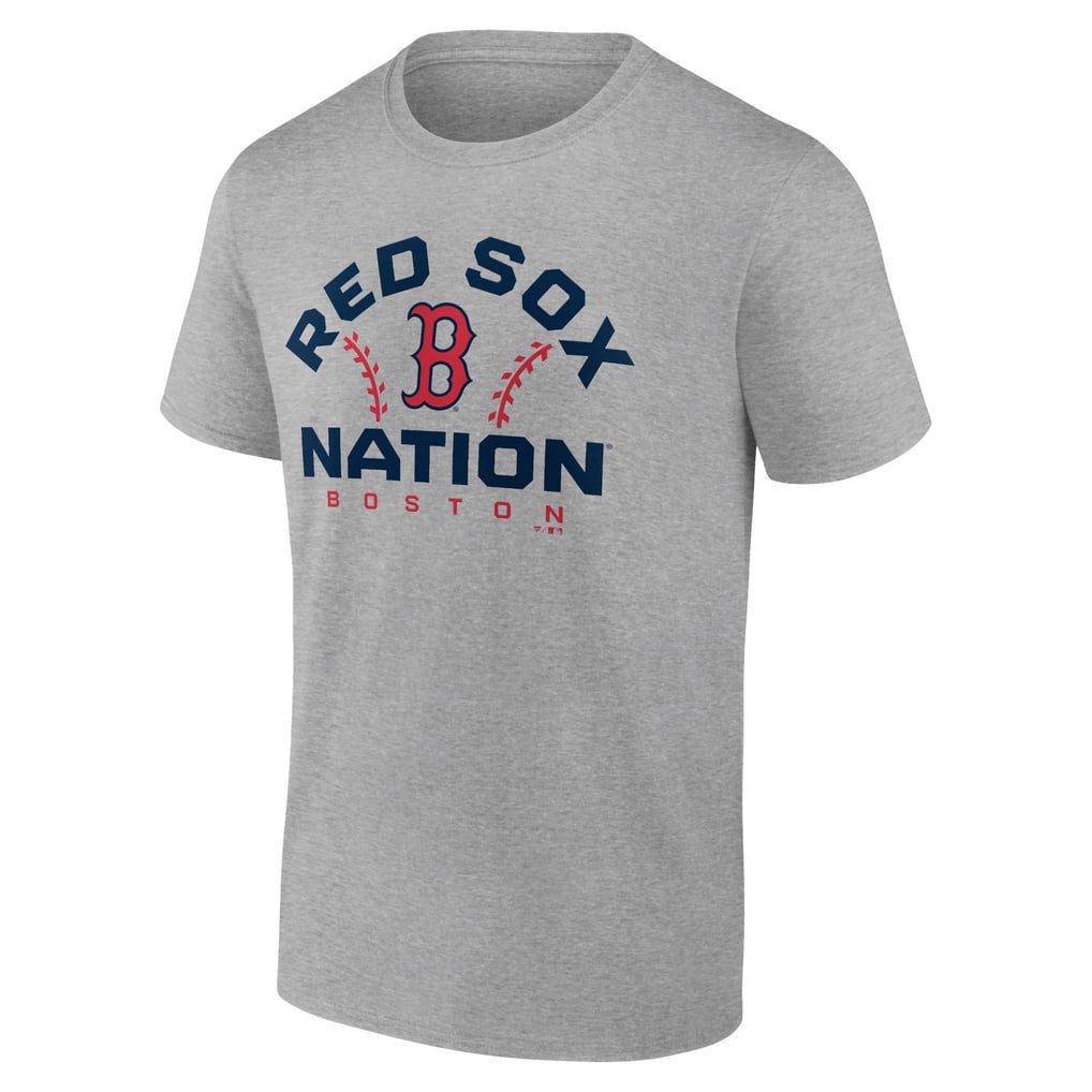 Boston Red Sox Team Go For Two T-Shirt - Heather Gray