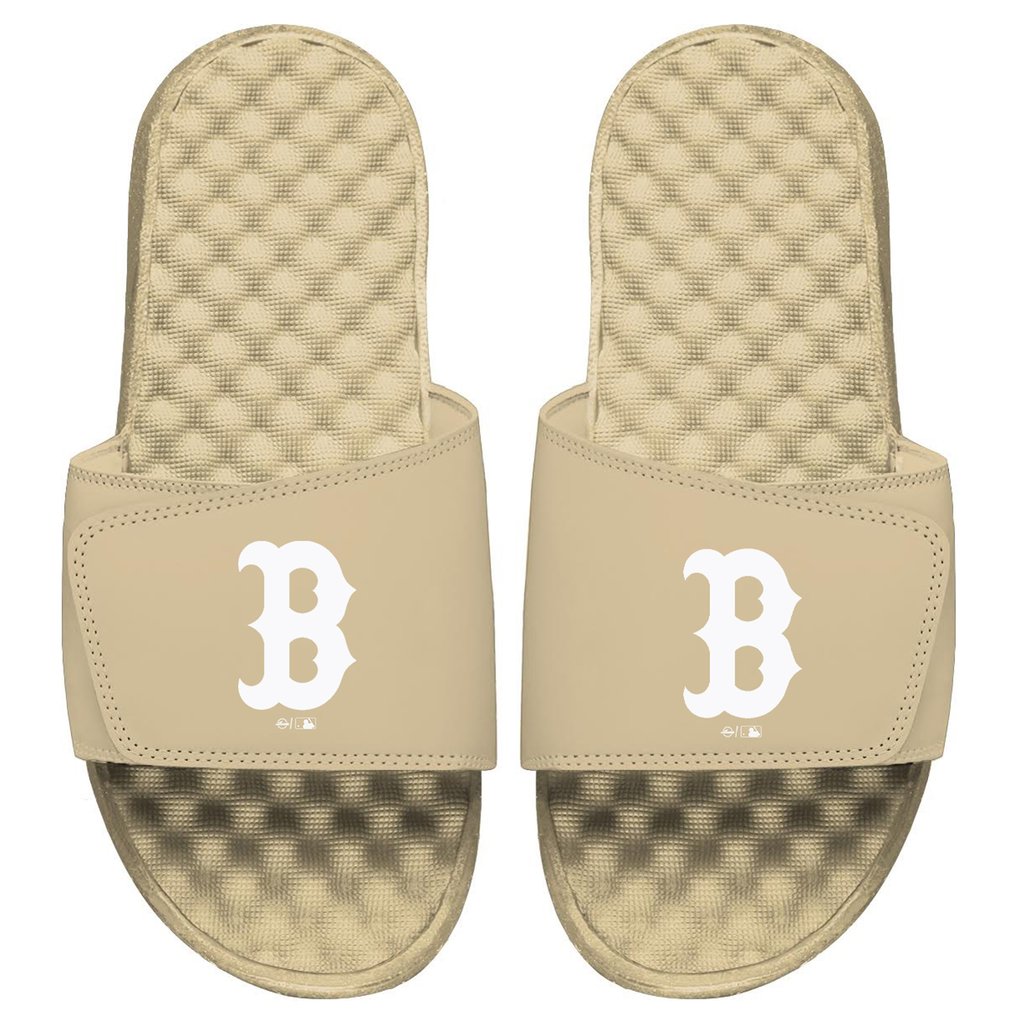 Boston Red Sox ISlide Dune Mantra Slide Sandals - Tan