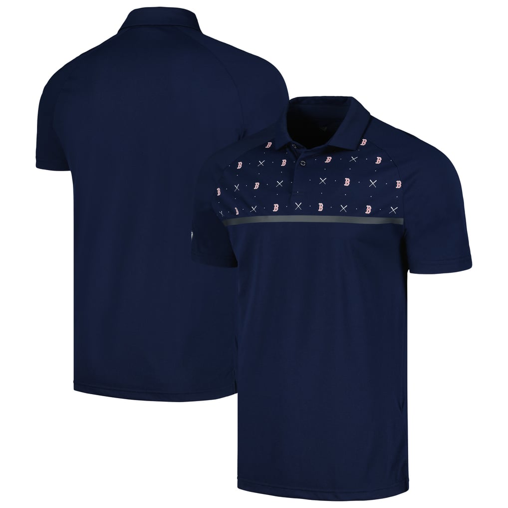 Boston Red Sox Levelwear Sector Batter Up Raglan Polo - Navy