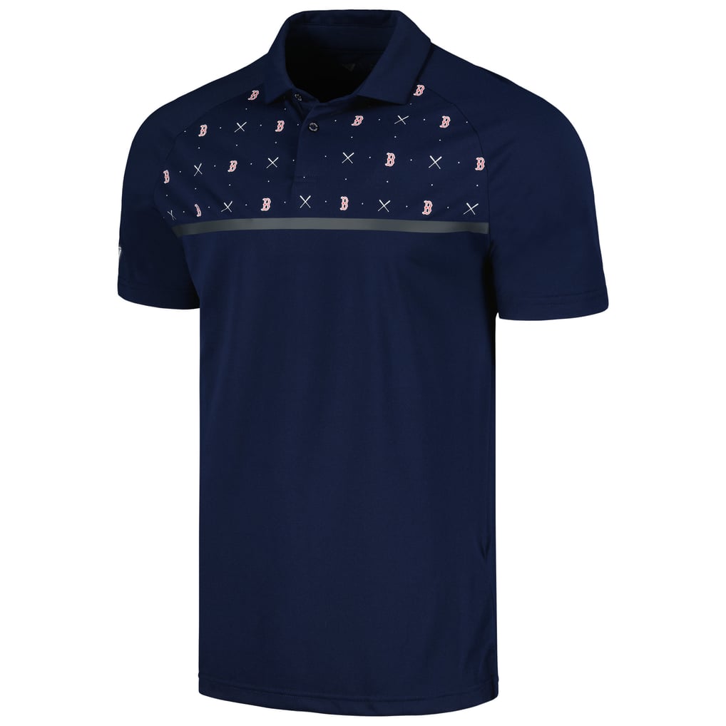 Boston Red Sox Levelwear Sector Batter Up Raglan Polo - Navy