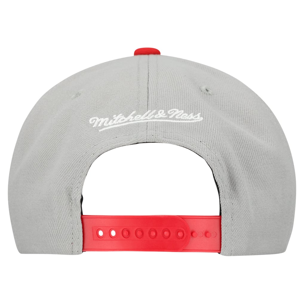 Boston Red Sox Mitchell & Ness Cooperstown Collection Basic Flip Snapback Hat - Gray