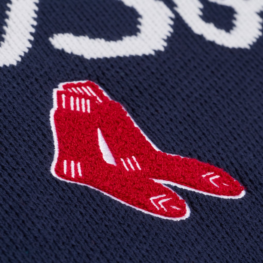 Boston Red Sox Mitchell & Ness Head Coach Sweater - Navy
