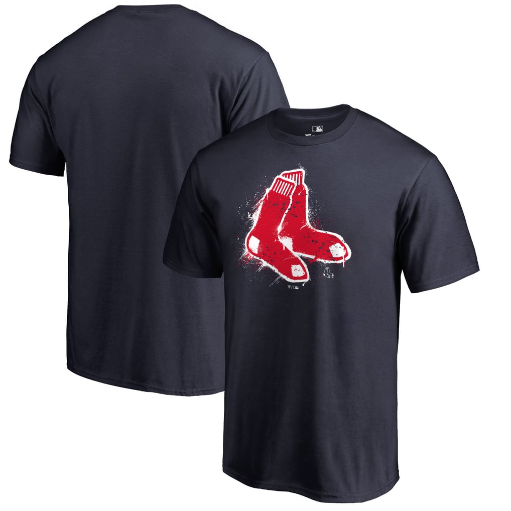 Boston Red Sox Splatter Logo T-Shirt - Navy