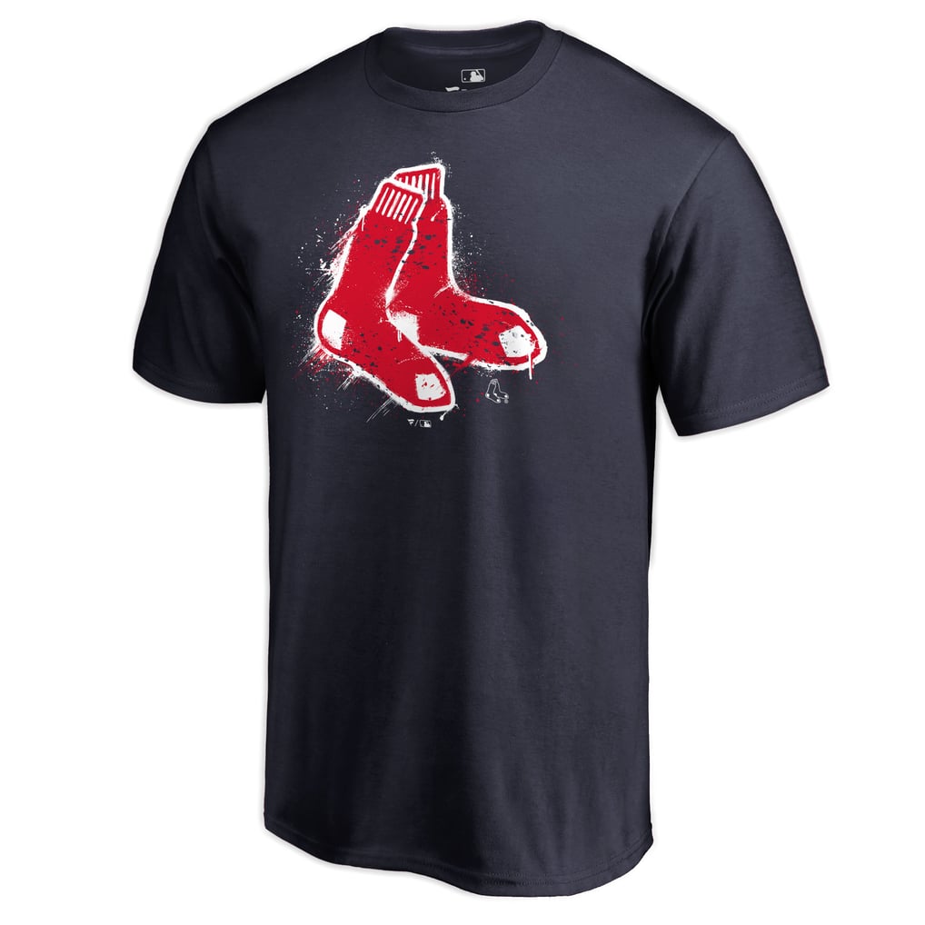 Boston Red Sox Splatter Logo T-Shirt - Navy