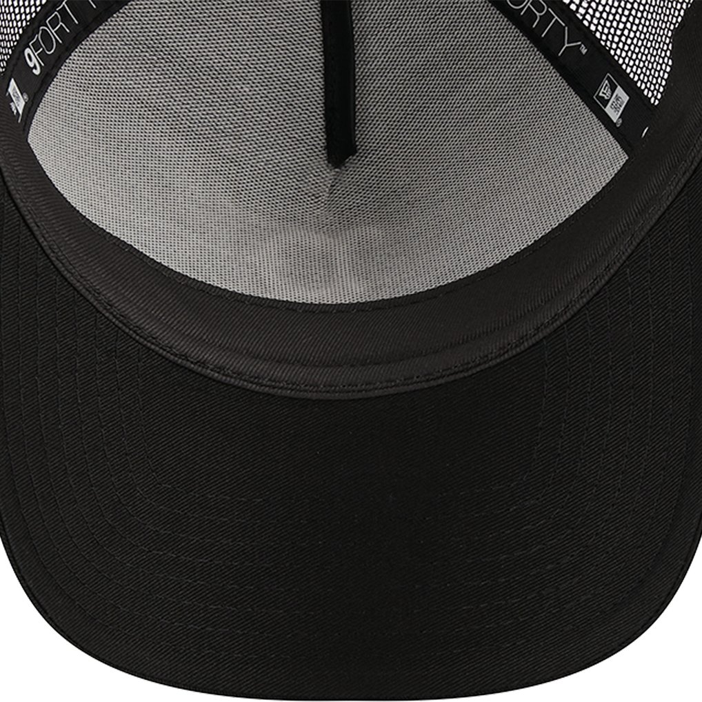 Boston Red Sox New Era A-Frame 9FORTY Trucker Adjustable Hat - Black