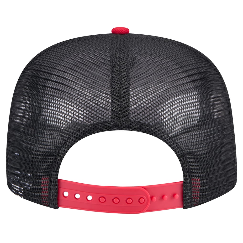 Boston Red Sox New Era Throwback Meshback Golfer Hat - Black