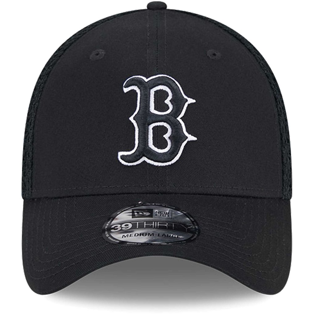 Boston Red Sox New Era Neo 39THIRTY Flex Hat - Black/White