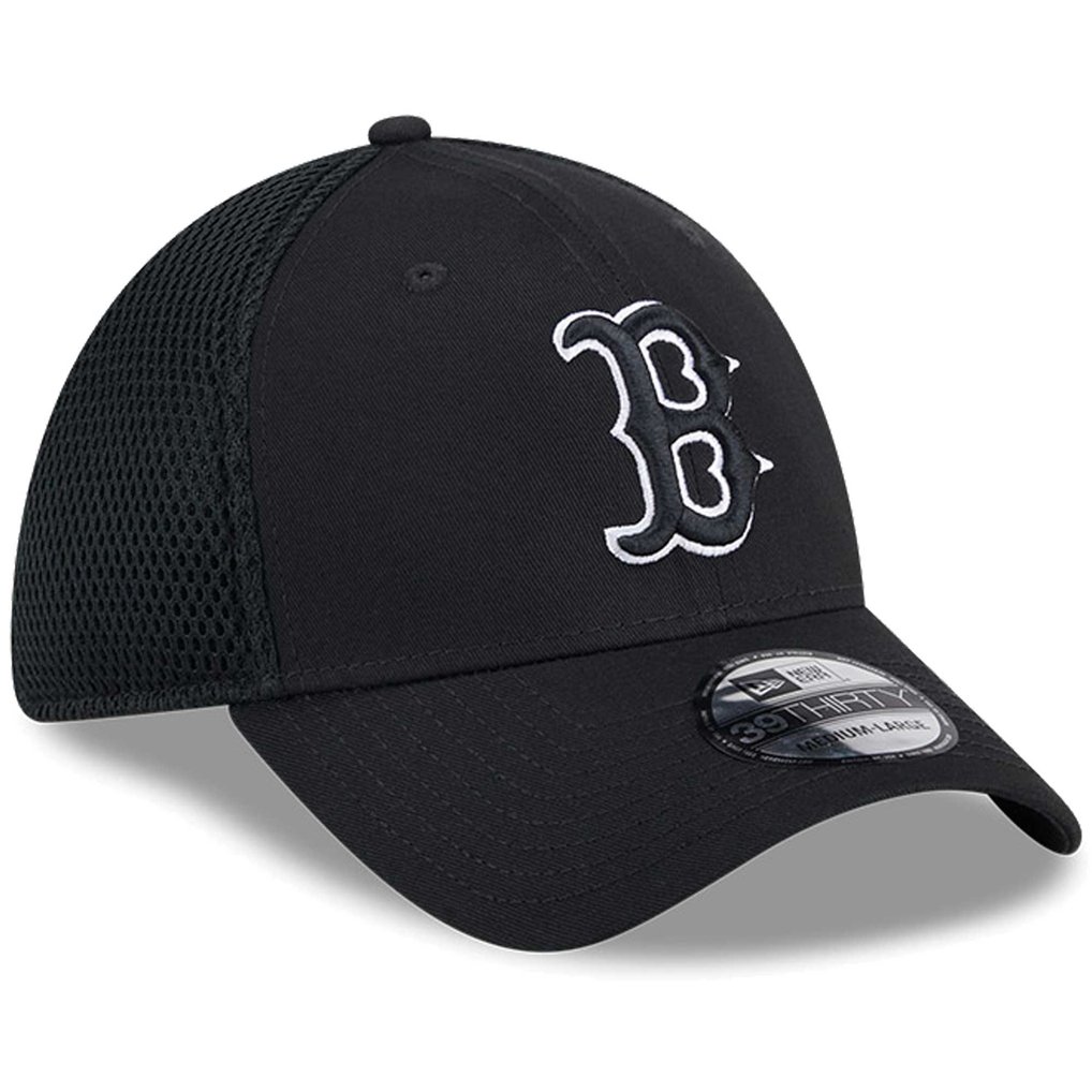 Boston Red Sox New Era Neo 39THIRTY Flex Hat - Black/White