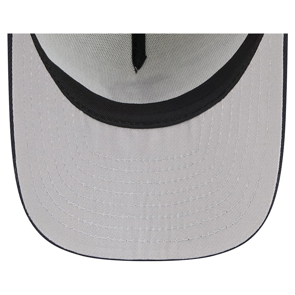 Boston Red Sox New Era Banner A-Frame 9FIFTY Trucker Snapback Hat - Cream/Navy