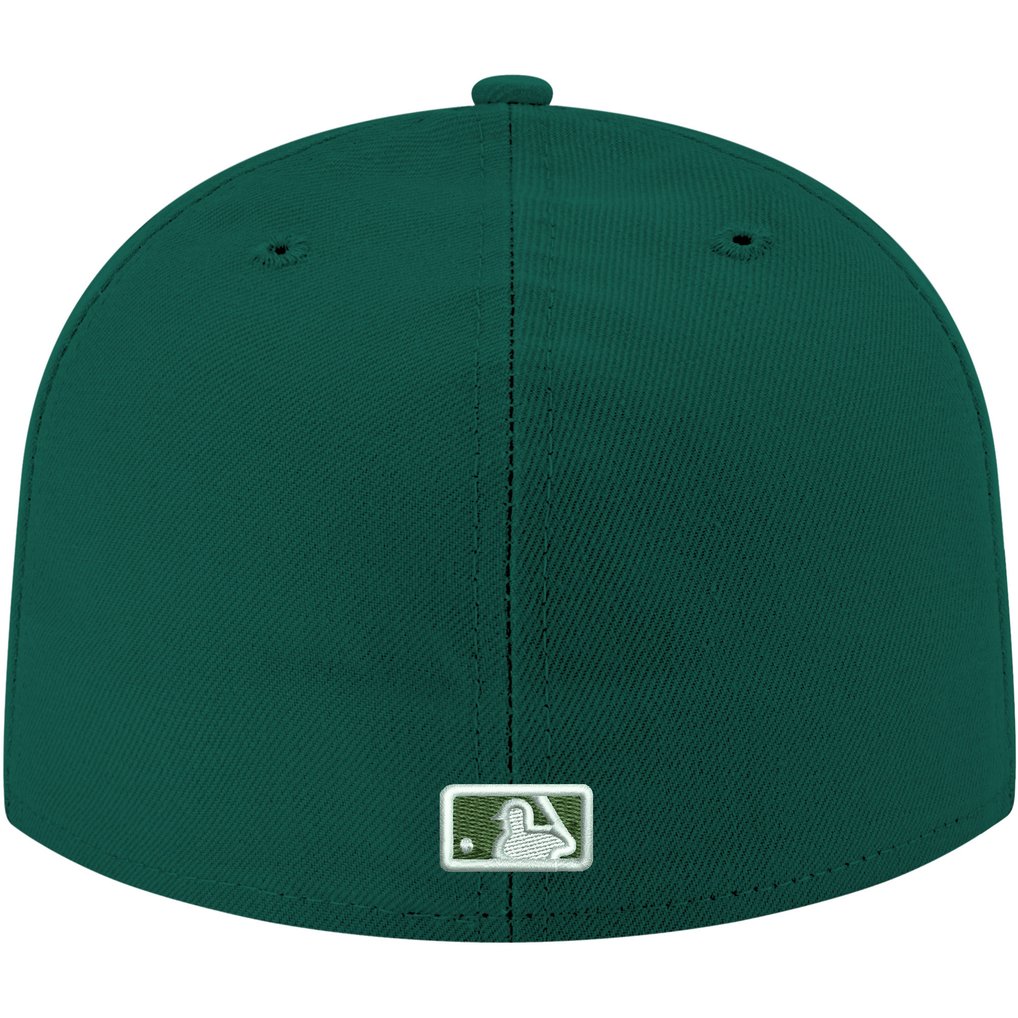 Boston Red Sox New Era White Logo 59FIFTY Fitted Hat - Green 
