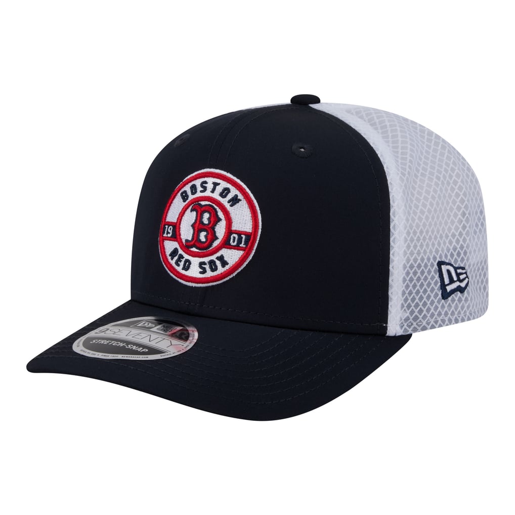  Boston Red Sox New Era Active 9SEVENTY Adjustable Trucker Hat - Navy