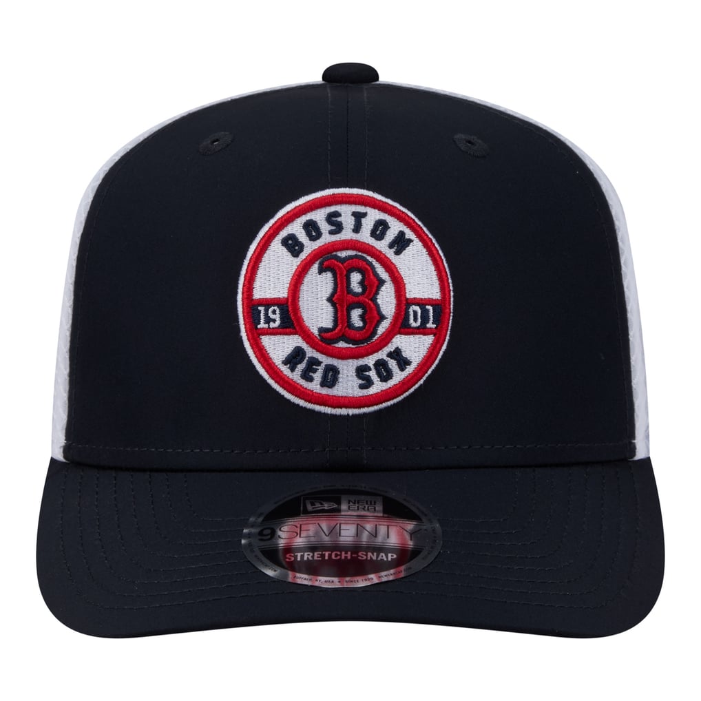  Boston Red Sox New Era Active 9SEVENTY Adjustable Trucker Hat - Navy