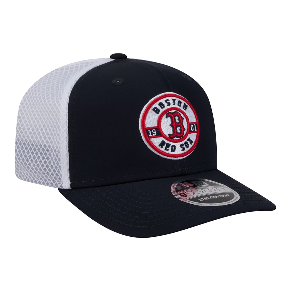  Boston Red Sox New Era Active 9SEVENTY Adjustable Trucker Hat - Navy