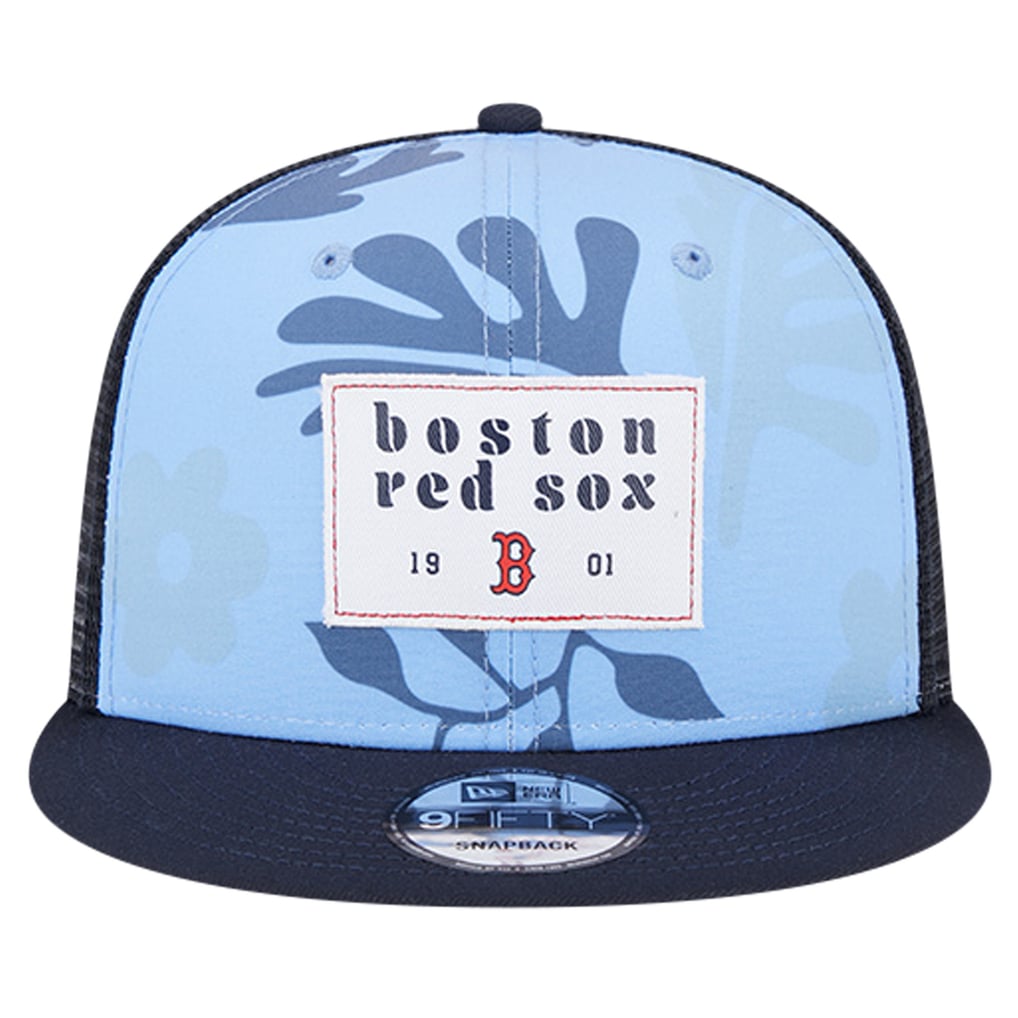 Boston Red Sox New Era Bikini Bottom Trucker 9FIFTY Snapback Hat - Navy