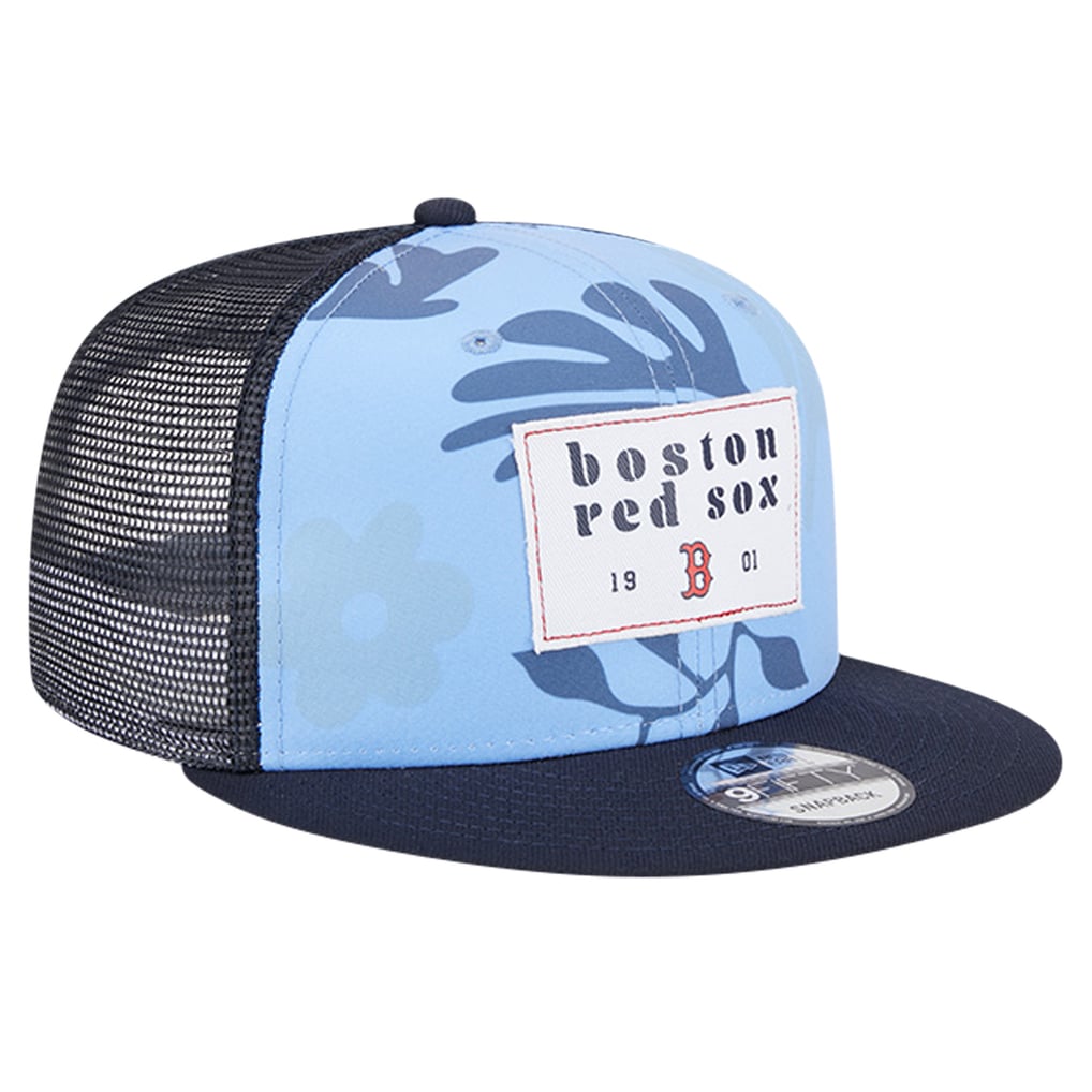 Boston Red Sox New Era Bikini Bottom Trucker 9FIFTY Snapback Hat - Navy