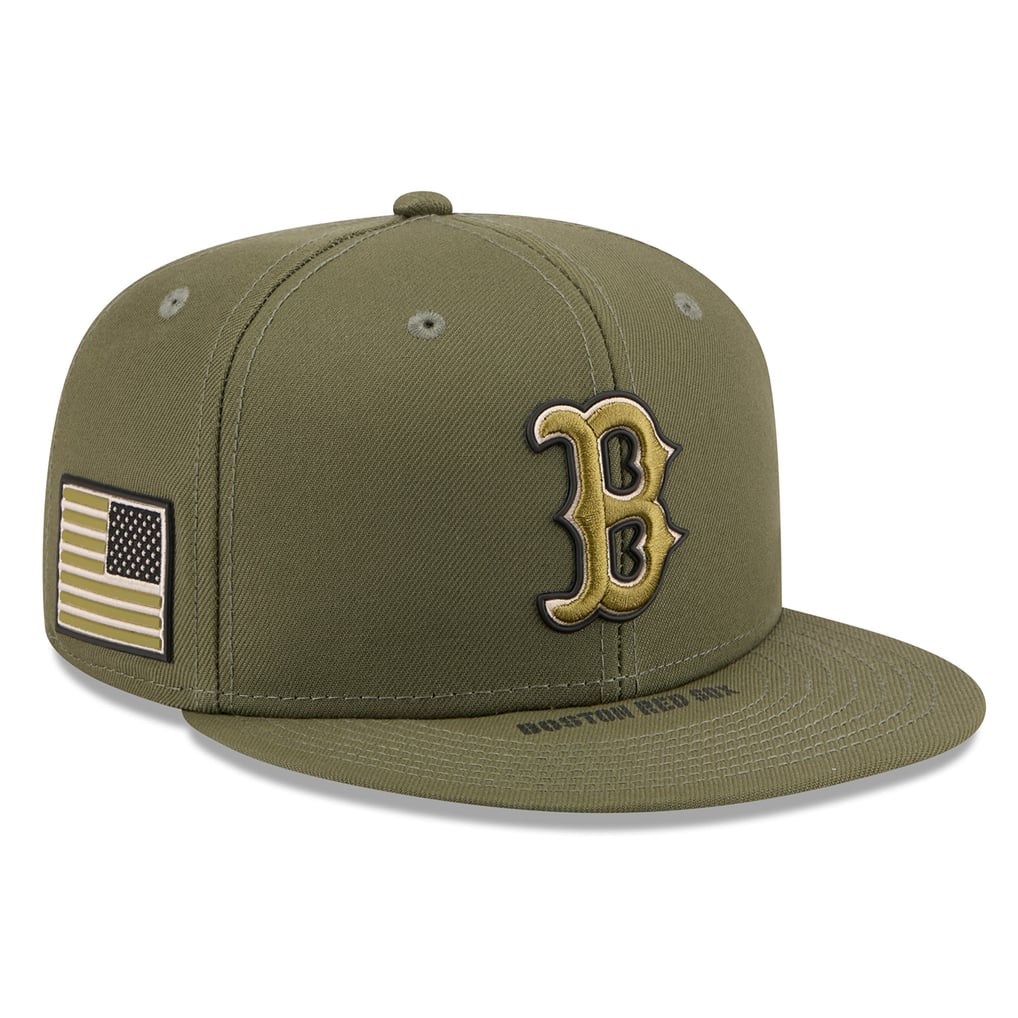  Boston Red Sox New Era 2026 Armed Forces Day 59FIFTY Fitted Hat - Olive