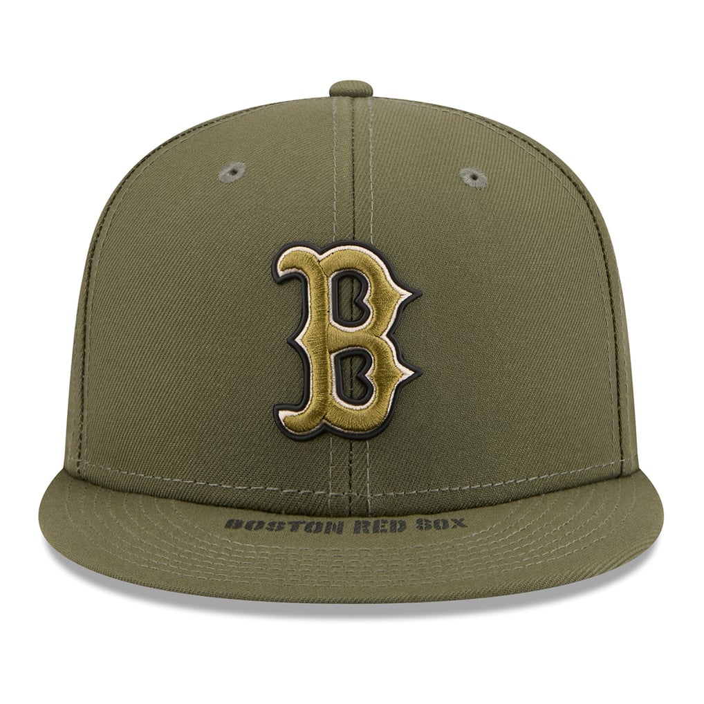  Boston Red Sox New Era 2026 Armed Forces Day 59FIFTY Fitted Hat - Olive
