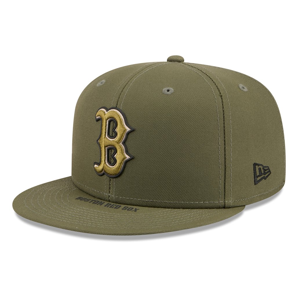  Boston Red Sox New Era 2026 Armed Forces Day 59FIFTY Fitted Hat - Olive