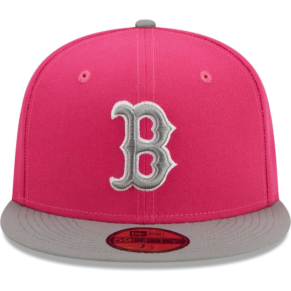 Boston Red Sox New Era Two-Tone Color Pack 59FIFTY Fitted Hat - Pink