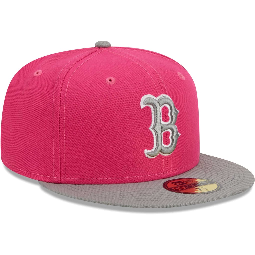 Boston Red Sox New Era Two-Tone Color Pack 59FIFTY Fitted Hat - Pink