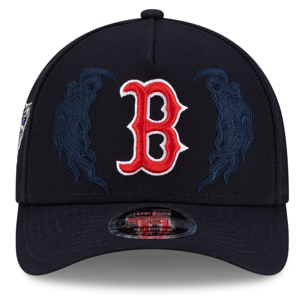 Boston Red Sox New Era x Warren Lotas 9FORTY A-Frame M-Crown Adjustable Hat - Navy