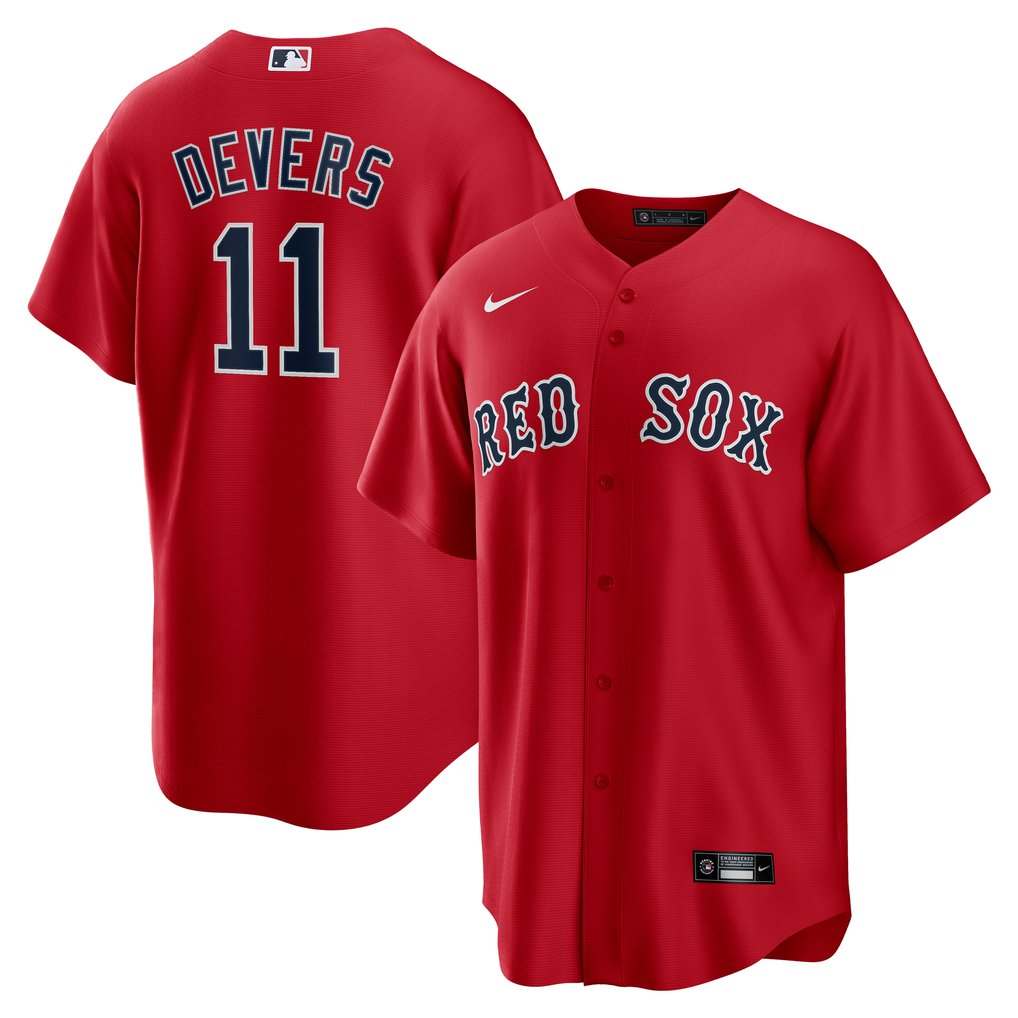 Rafael Devers Boston Red Sox Nike Alternate Replica Jersey - Red