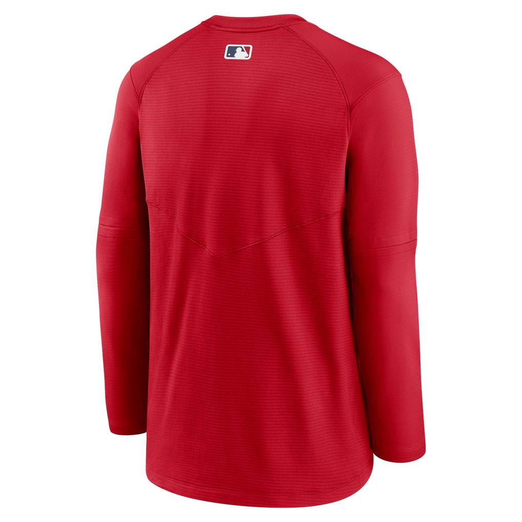 Boston Red Sox Nike Authentic Collection Logo Performance Long Sleeve T-Shirt - Red