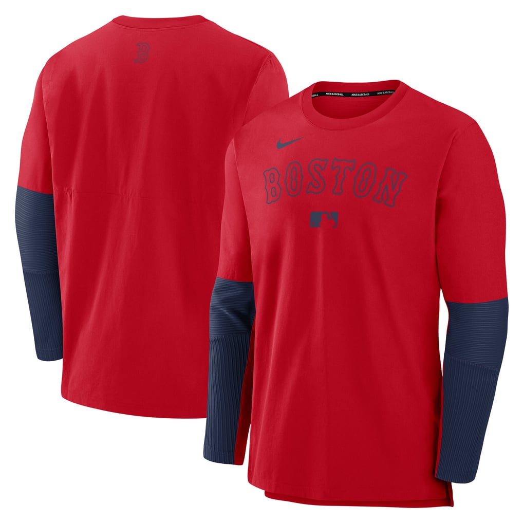 Boston Red Sox Nike Authentic Collection Player Dri-FIT Lightweight Pullover  - Red/Navy