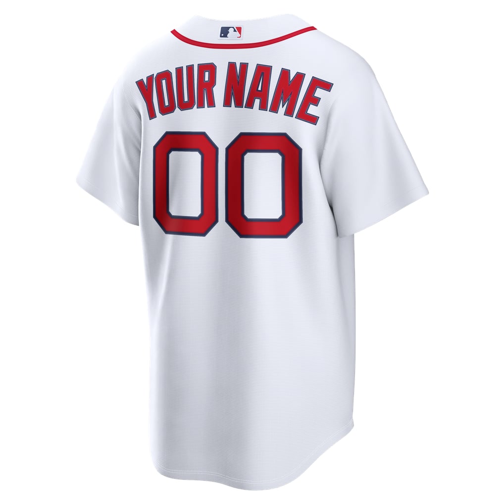  Boston Red Sox Nike Home Replica Custom Jersey - White