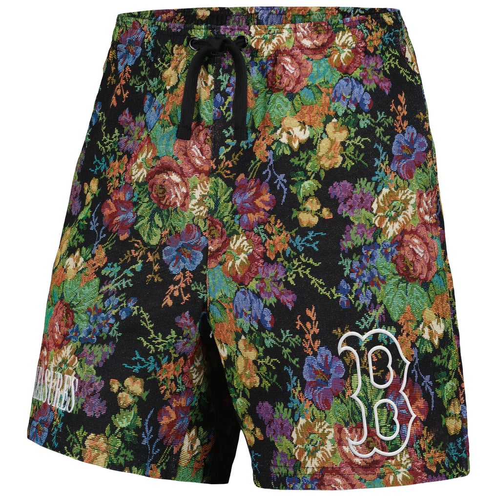  Boston Red Sox PLEASURES Floral Shorts - Black