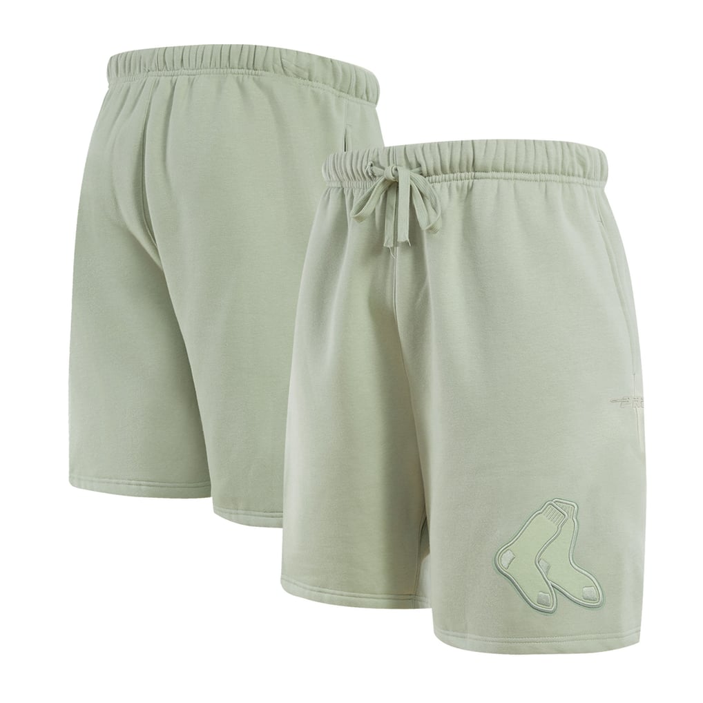 Boston Red Sox Pro Standard Neutral Fleece Shorts - Light Green