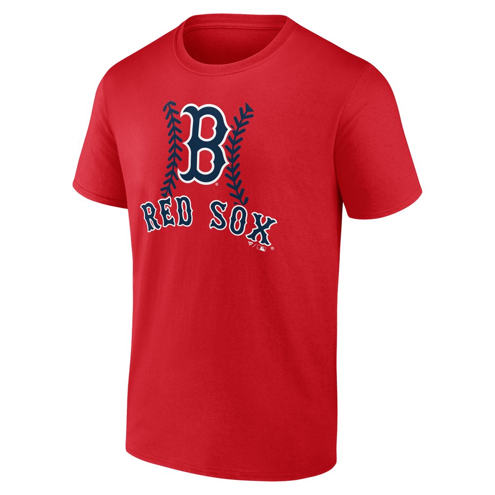  Boston Red Sox Personalized Name & Number Fastball T-Shirt - Red