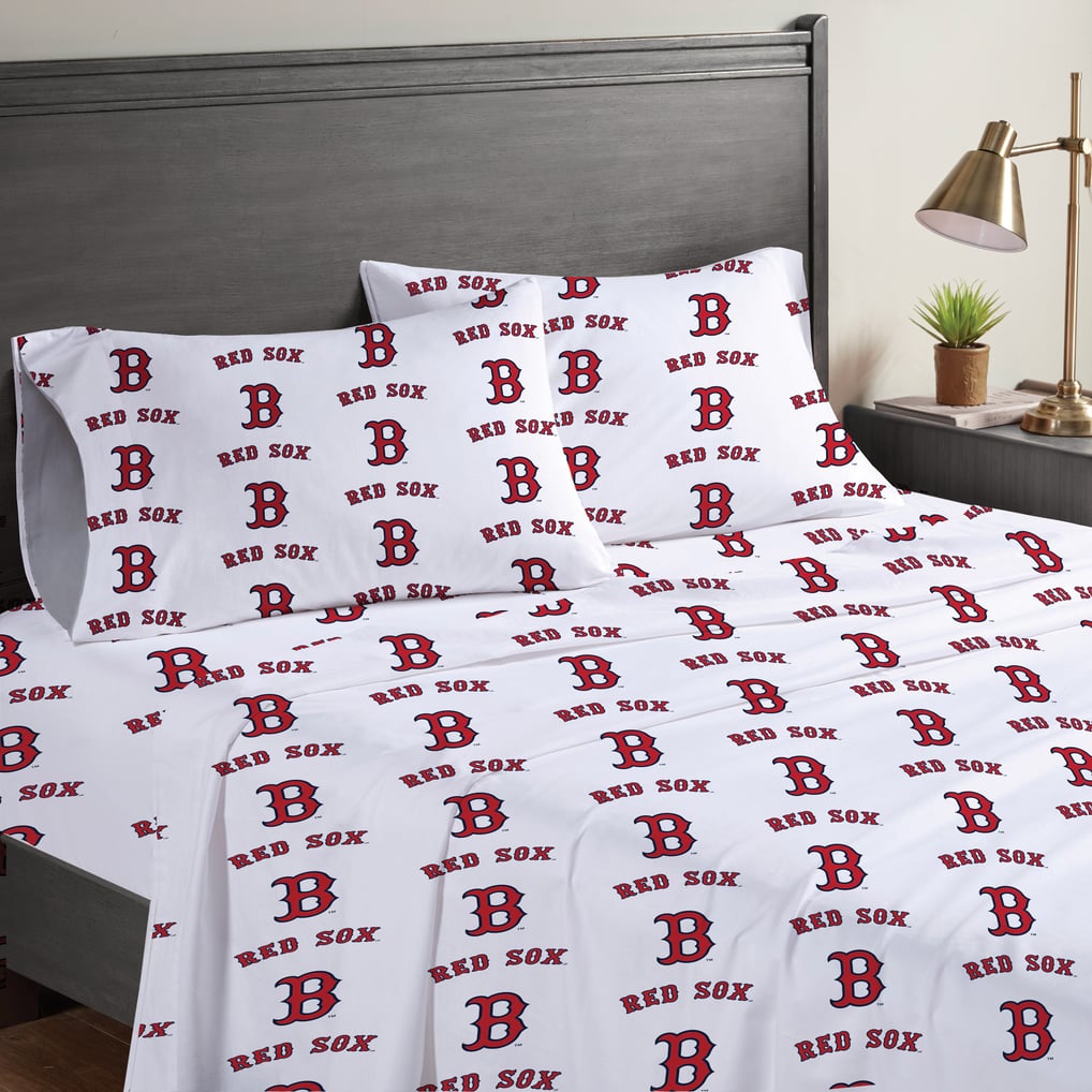  Boston Red Sox Pegasus Four-Piece Full Sheet Set