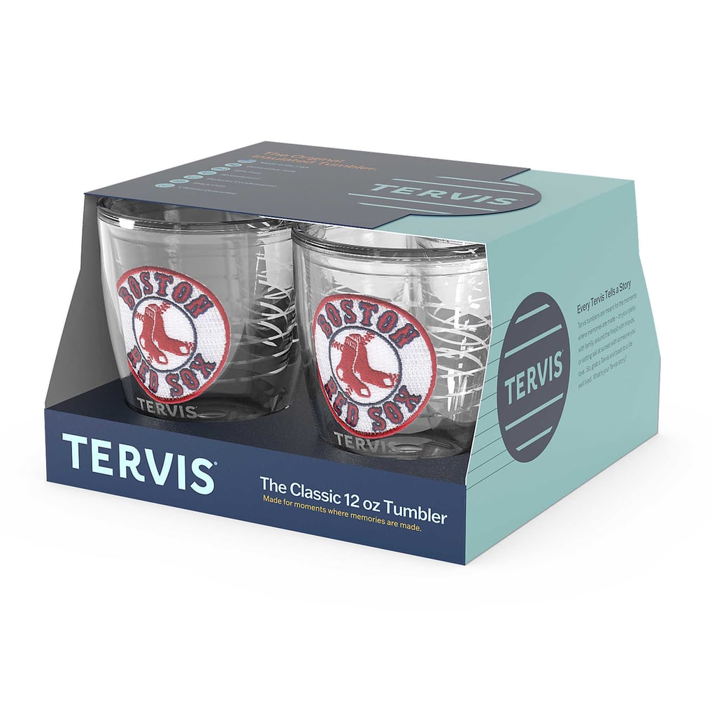 Boston Red Sox Tervis Four-Pack 12oz. Emblem Tumbler Set