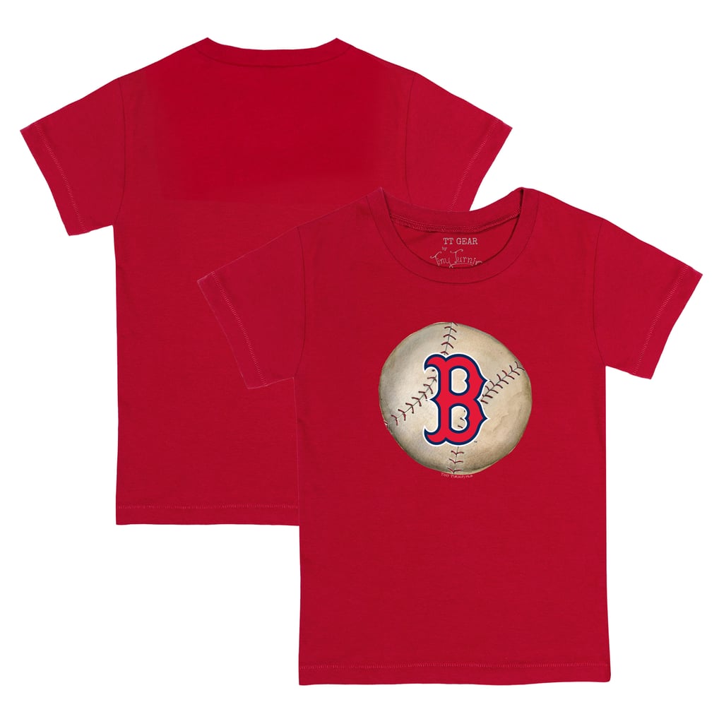 Boston Red Sox Tiny Turnip Toddler Stitched Baseball T-Shirt - Red