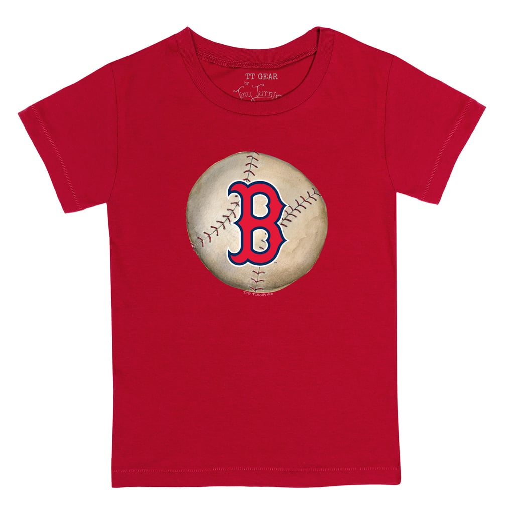 Boston Red Sox Tiny Turnip Toddler Stitched Baseball T-Shirt - Red