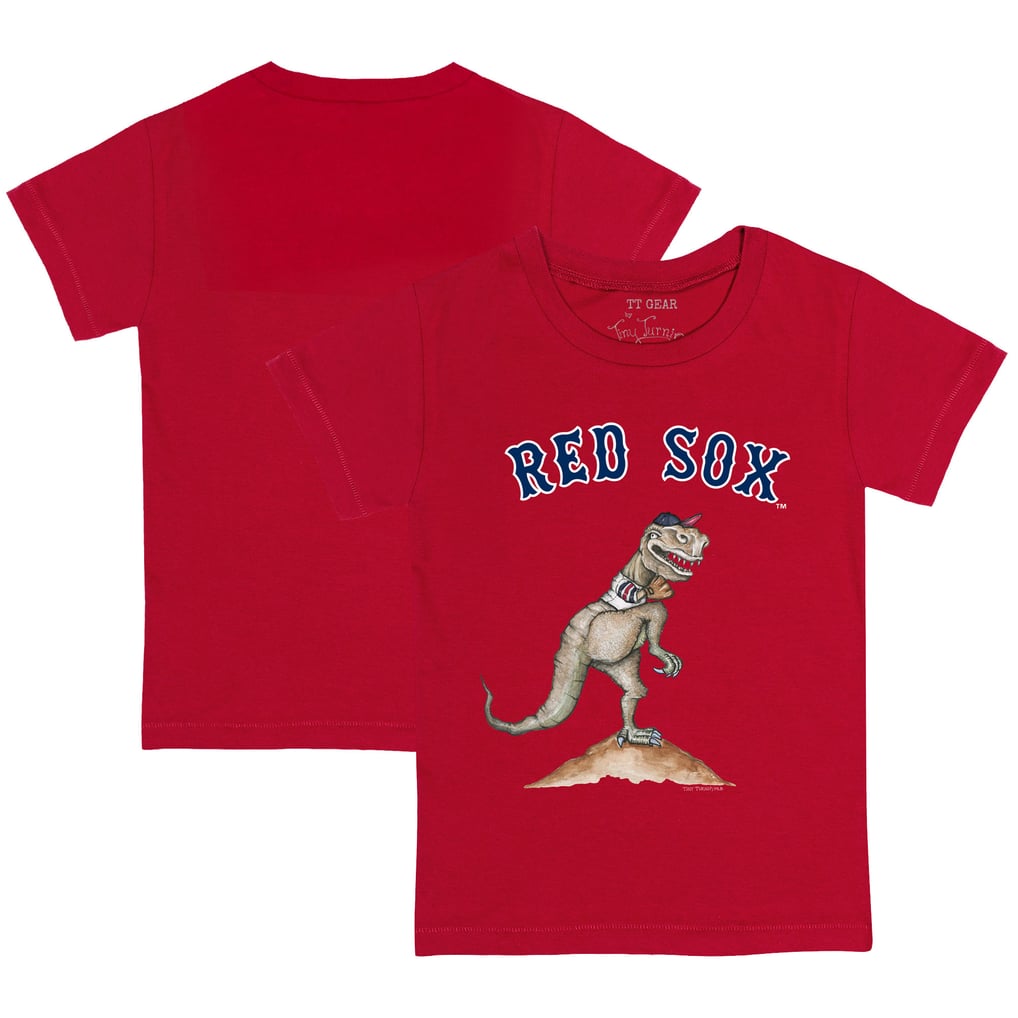 Boston Red Sox Tiny Turnip Toddler TT Rex T-Shirt - Red