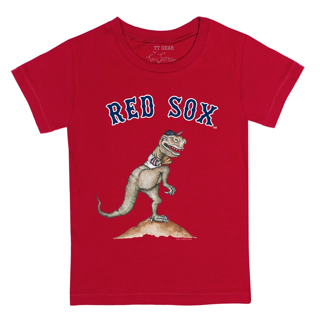 Boston Red Sox Tiny Turnip Toddler TT Rex T-Shirt - Red