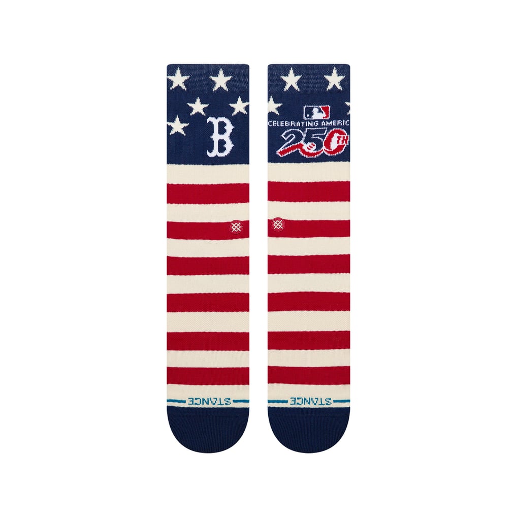 Boston Red Sox Stance Unisex American's 250th Crew Socks