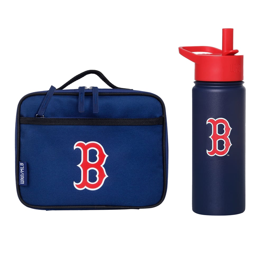  Boston Red Sox Wildkin 18oz. Water Bottle & Lunch Box Set